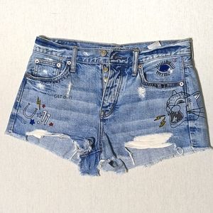 Vintage High-Rise Jean Shorts